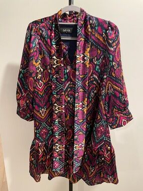 fab'rik Multicolor Ikat Print dress size small